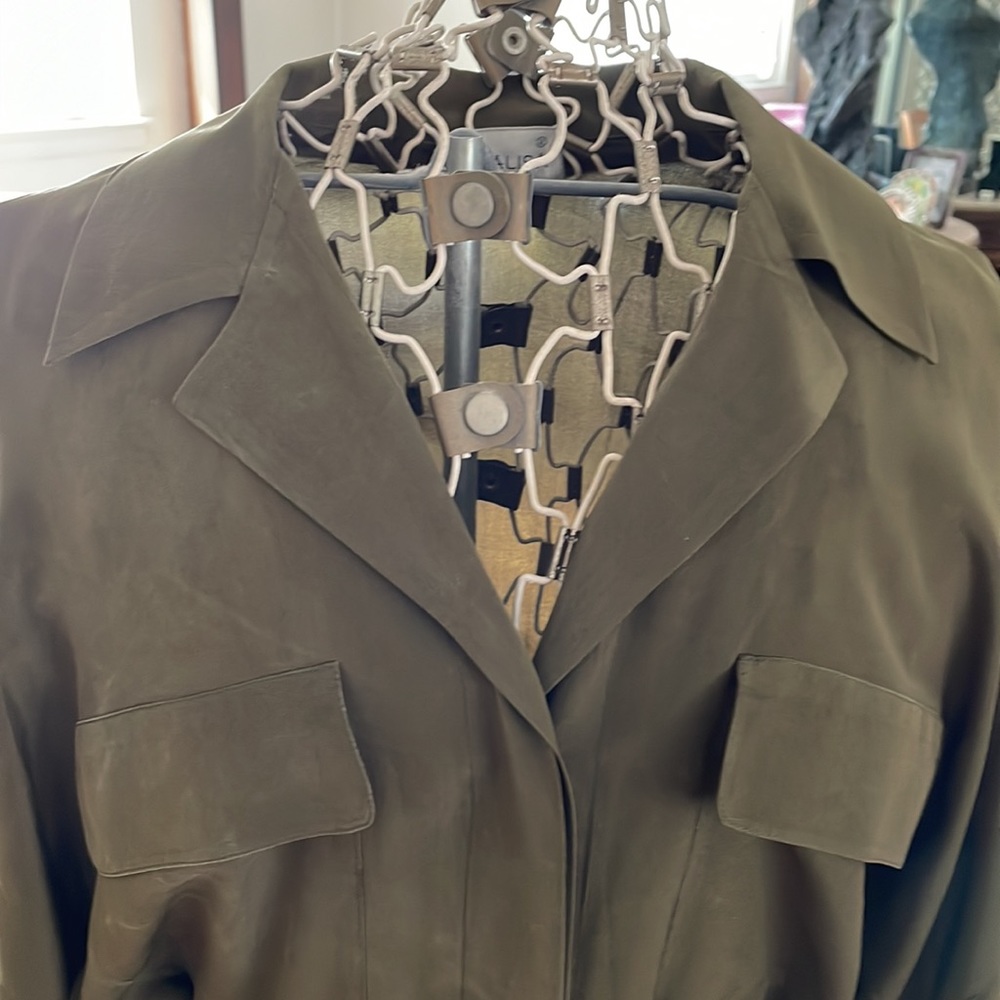 Annalisa vintage silk shirtwaist dress - Picture 3 of 7